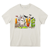 Cream Love Nurse Halloween Heavy Core Tee - texasbilliewilder