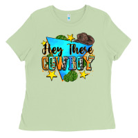 Matcha hey there cowboy Ladies Tee - Zillion Design Studio