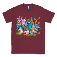Burgundy Easter gnomies with truck Classic Tee - NancyCooperArtShop