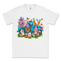 White Easter gnomies with truck Classic Tee - NancyCooperArtShop
