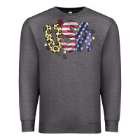 Charcoal Heather Usa America Premium Sweatshirt - Bettercallsaul