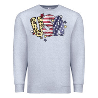 Heather Grey Usa America Premium Sweatshirt - Bettercallsaul