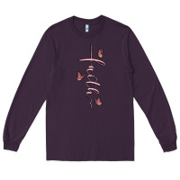 Plum faith cross Long Sleeve Tee - MaliasSmallBusiness