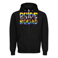 Black Western LGBTQ+ Pride Squad Zipper Hoodie - BundleAndBundleShop