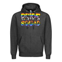 Charcoal Heather Western LGBTQ+ Pride Squad Zipper Hoodie - BundleAndBundleShop