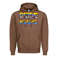 Chestnut Western LGBTQ+ Pride Squad Zipper Hoodie - BundleAndBundleShop