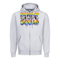 Heather Grey Western LGBTQ+ Pride Squad Zipper Hoodie - BundleAndBundleShop