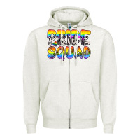Oatmeal Heather Western LGBTQ+ Pride Squad Zipper Hoodie - BundleAndBundleShop