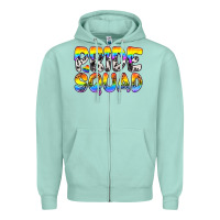 Seafoam Western LGBTQ+ Pride Squad Zipper Hoodie - BundleAndBundleShop
