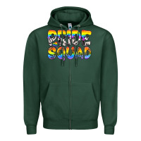Sports Green Western LGBTQ+ Pride Squad Zipper Hoodie - BundleAndBundleShop