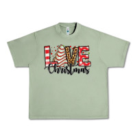 Oil Green love christmas tree cake Urban Heavy Tee - Jasminsmagicworld
