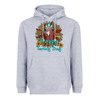 Heather Grey happy turkey day sunflower Heavyweight Hoodie - RanaPortraitStore