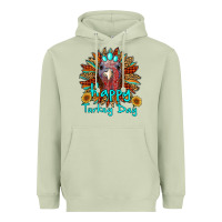 Matcha happy turkey day sunflower Heavyweight Hoodie - RanaPortraitStore