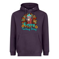 Plum happy turkey day sunflower Heavyweight Hoodie - RanaPortraitStore