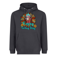 Smoke happy turkey day sunflower Heavyweight Hoodie - RanaPortraitStore