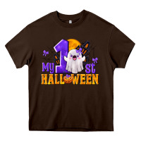 Chocolate Brown My 1st Halloween Heavy Core Tee - texasbilliewilder