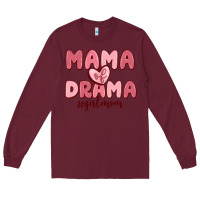 Mama Of Drama Girl Mom Long Sleeve Tee | Teevron