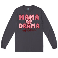 Smoke mama of drama girl mom Long Sleeve Tee - MaliasSmallBusiness