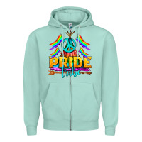 Seafoam LGBTQ+ Pride Tribe Zipper Hoodie - BundleAndBundleShop