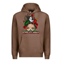 Chestnut Mexicana messy bun Premium Hoodie - NancyCooperArtShop