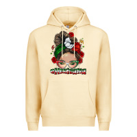 Pina Colada Mexicana messy bun Premium Hoodie - NancyCooperArtShop
