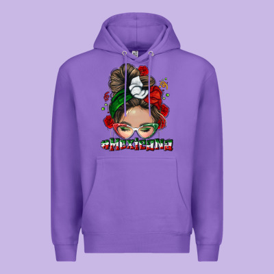 Mexicana Messy Bun Premium Hoodie Designed By Nancycooperartshop