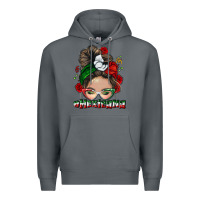 Rock Mexicana messy bun Premium Hoodie - NancyCooperArtShop