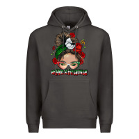 Smoke Mexicana messy bun Premium Hoodie - NancyCooperArtShop