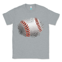 Heather Grey leopard baseball patch Classic Tee - Jasminsmagicworld