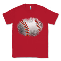 Red leopard baseball patch Classic Tee - Jasminsmagicworld