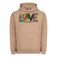 Pigment Burro love teacher mardi gras Urban Hoodie - OliviaCreatesArt
