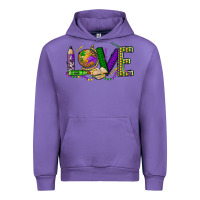 Tulip love teacher mardi gras Urban Hoodie - OliviaCreatesArt