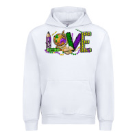 White love teacher mardi gras Urban Hoodie - OliviaCreatesArt