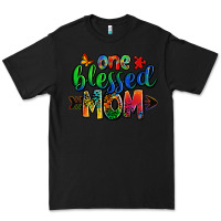 Black one blessed mom autism Premium Tee - Zillion Design Studio
