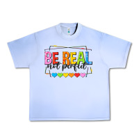 Grape Ice be real not perfect Urban Heavy Tee - NancyCooperArtShop