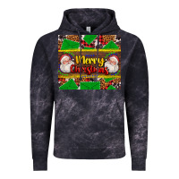 Cloud Black merry Christmas with Santa Claus Vintage Hoodie - AdoDesignShop