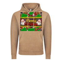 Vintage Coffee merry Christmas with Santa Claus Vintage Hoodie - AdoDesignShop