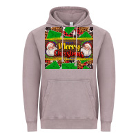 Vintage Zinc merry Christmas with Santa Claus Vintage Hoodie - AdoDesignShop