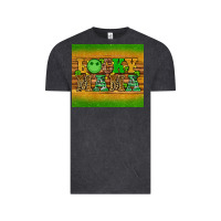 Vintage Black st patricks day lucky mama Vintage Tee - Artiststas
