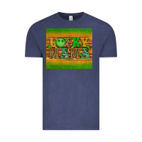 Vintage Denim st patricks day lucky mama Vintage Tee - Artiststas