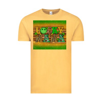 Vintage Mustard st patricks day lucky mama Vintage Tee - Artiststas