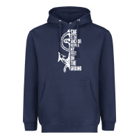 Navy she is the anchor keeping my feet on the ground Heavyweight Hoodie - Bettercallsaul