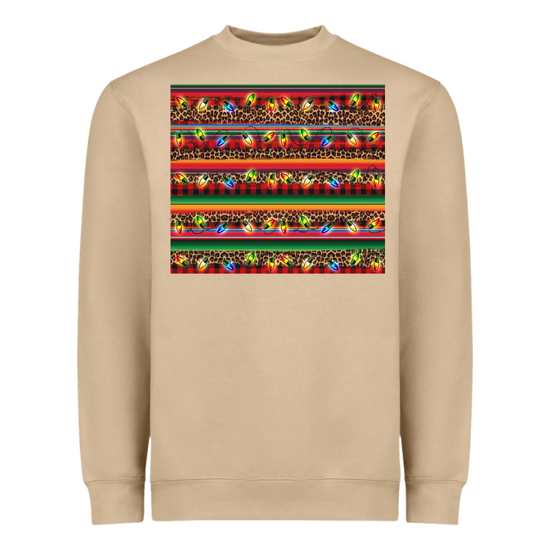 Christmas Lights Serape Heavyweight Sweatshirt by BarkalooDesign | Teevron