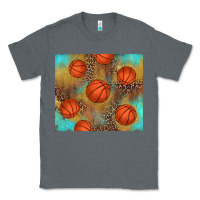 Charcoal Heather western basketball Classic Tee - AdoDesignShop