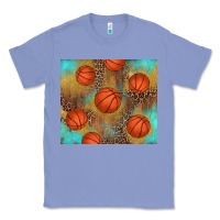 Colony Blue western basketball Classic Tee - AdoDesignShop