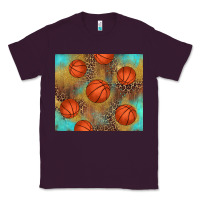 Plum western basketball Classic Tee - AdoDesignShop