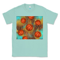 Seafoam western basketball Classic Tee - AdoDesignShop