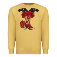 Antique Gold Cowboy Boots Premium Sweatshirt - Bettercallsaul