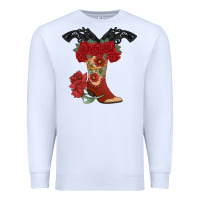 White Cowboy Boots Premium Sweatshirt - Bettercallsaul