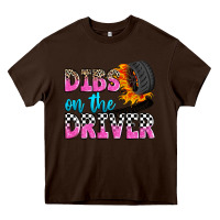 Chocolate Brown dibs on the driver Heavy Core Tee - Zillion Design Studio